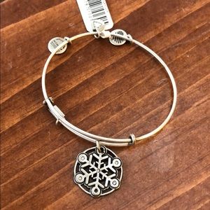 NWT Alex and Ani Snowflake Bracelet